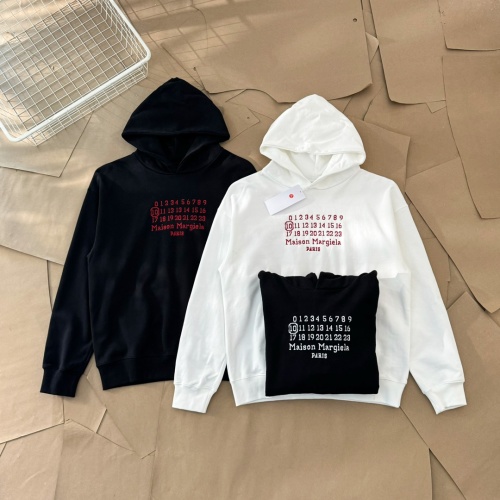 Maison Margiela MM6 Embroidered Hoodie, Unisex Heavyweight Cotton Sweatshirt 1 Maison Margiela MM6 Embroidered Hoodie, Unisex Heavyweight Cotton Sweatshirt
