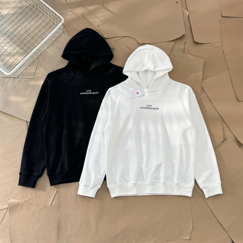 Maison Margiela MM6 Inverted Logo Embroidered Hoodie - Unisex, Oversized Fit 1 Maison Margiela MM6 Inverted Logo Embroidered Hoodie - Unisex, Oversized Fit