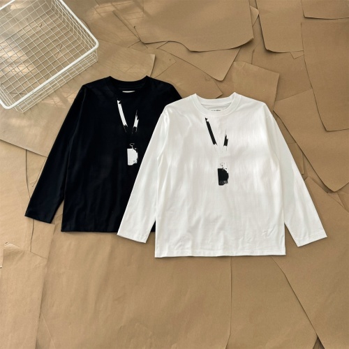 Maison Margiela MM6 Unisex Printed Long Sleeve T-Shirt, Black/White 1 Maison Margiela MM6 Unisex Printed Long Sleeve T-Shirt, Black/White