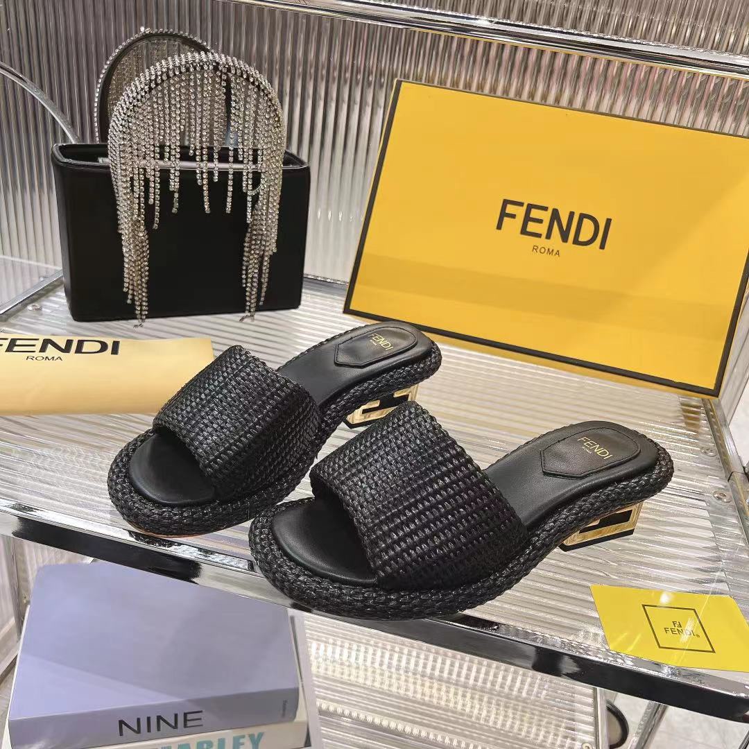 Fendi Water Platform Woven Sandals, New Collection, Comfort and Style 6 i1718480677 467 0