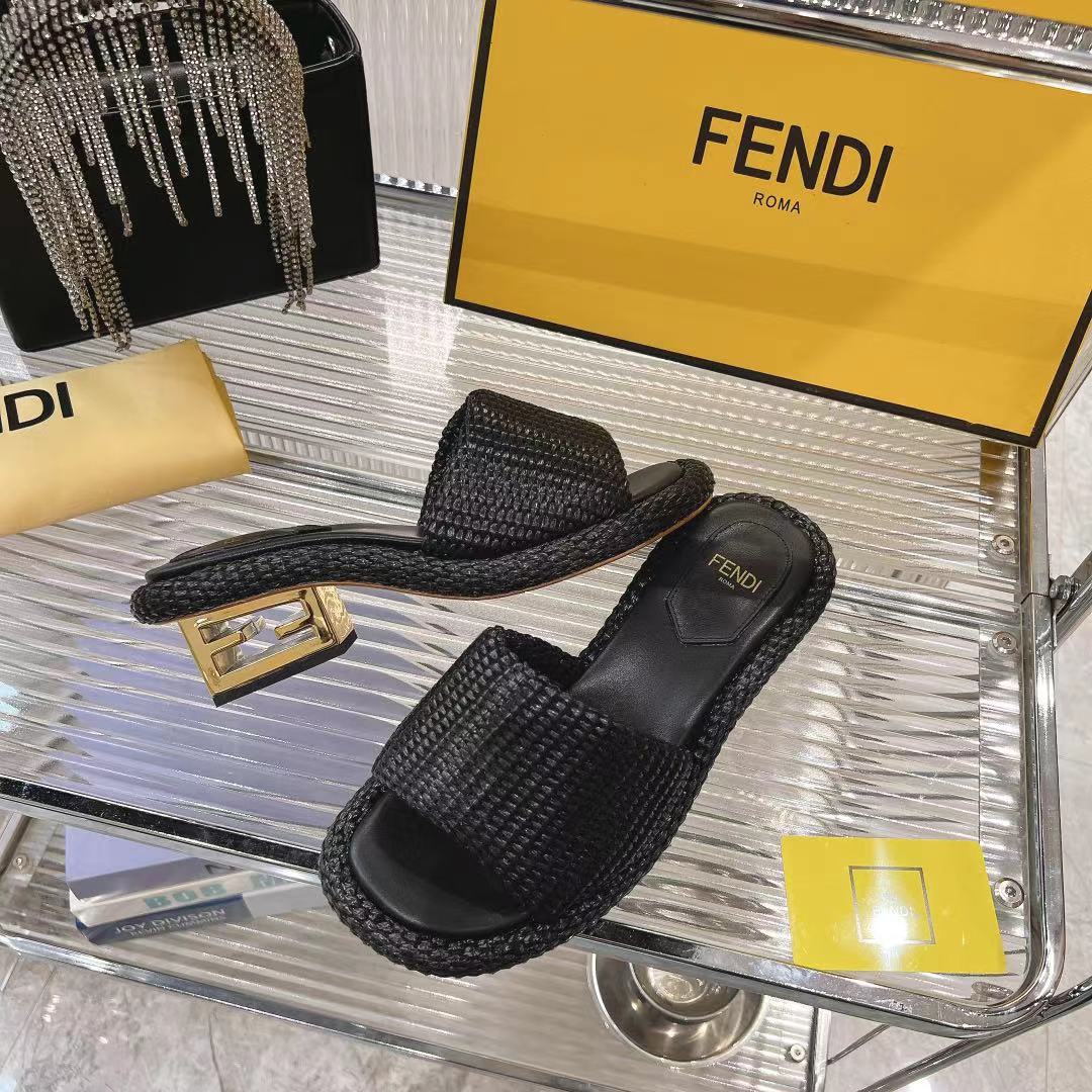Fendi Water Platform Woven Sandals, New Collection, Comfort and Style 1 Fendi Water Platform Woven Sandals, New Collection, Comfort and Style