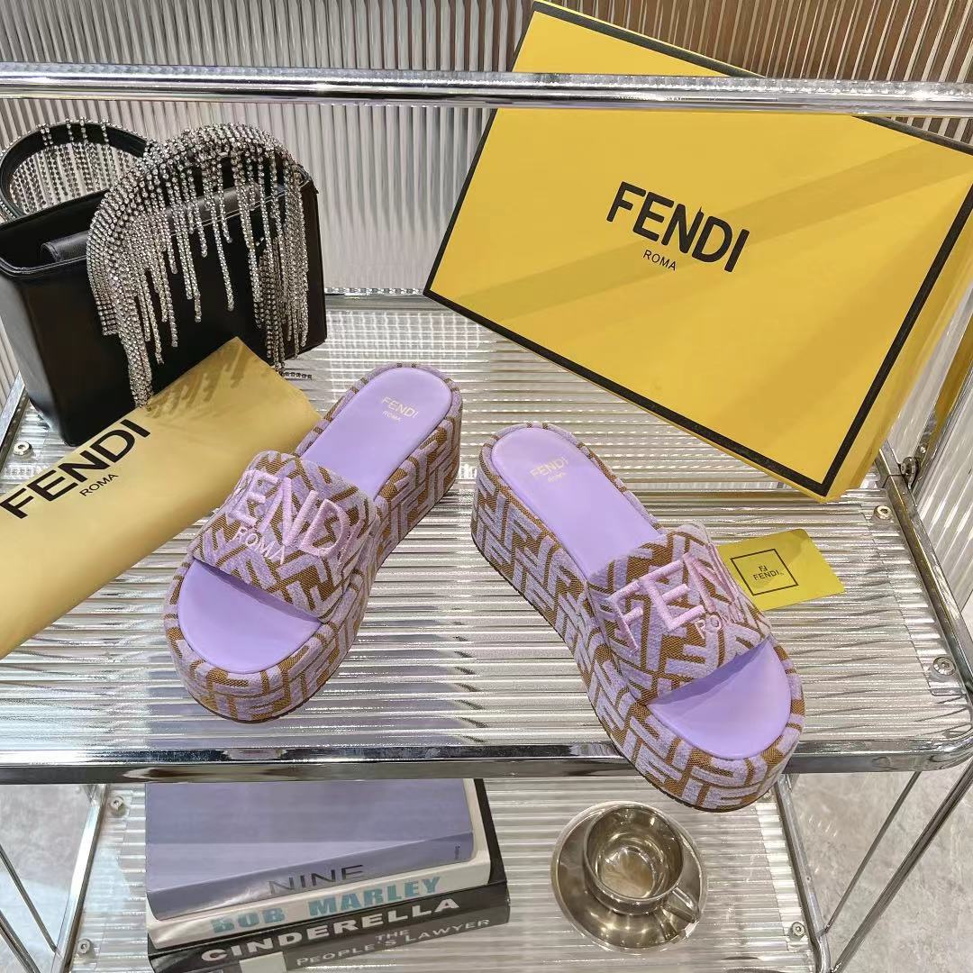 NO:234479,Fendi's thick-soled slippers are no exaggeration. They have become my 