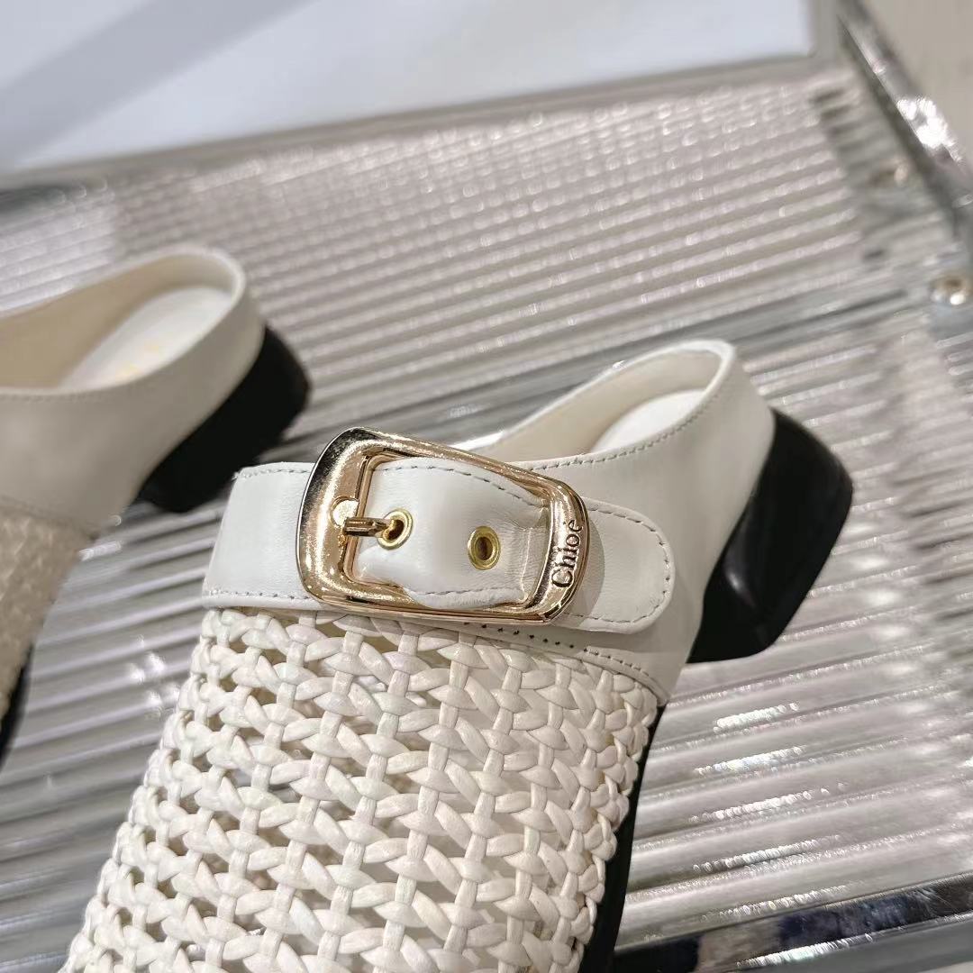 Chloé Woven Fabric Mules - Comfortable, Stylish, and Perfect for Summer 8 i1742410912500 8940 0 6