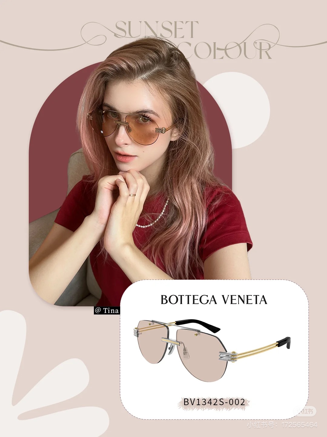  BOTTEGA VENET*
MODEL：BV1342S
SIZE：50口13-145
