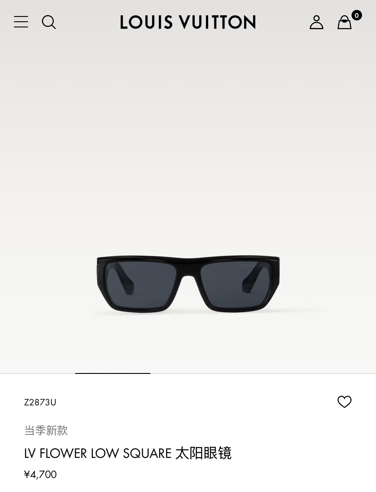 LOUIS VUITTONMOD：Z2873USize：57口18 145