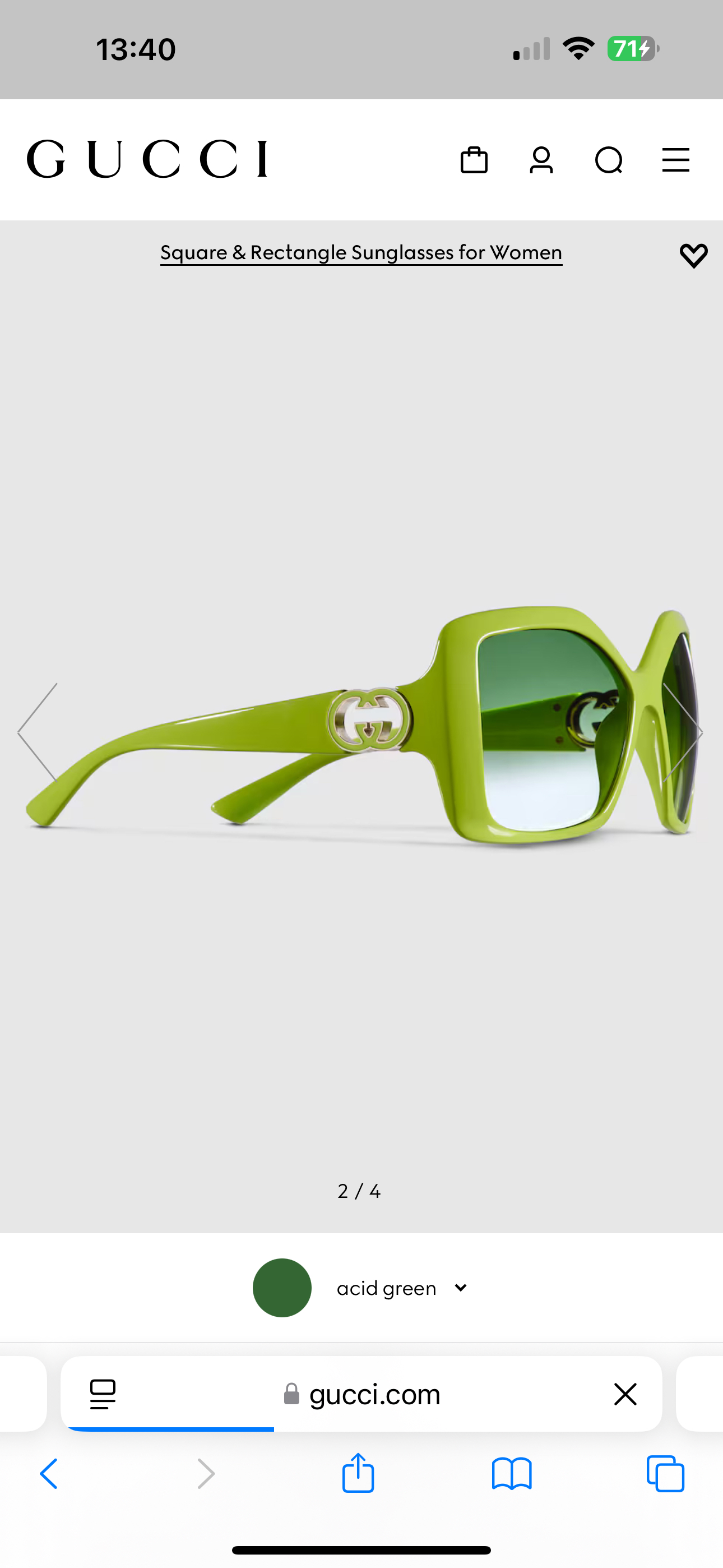 。GUCCI
MOD：GG2015S
size：59口19-140
