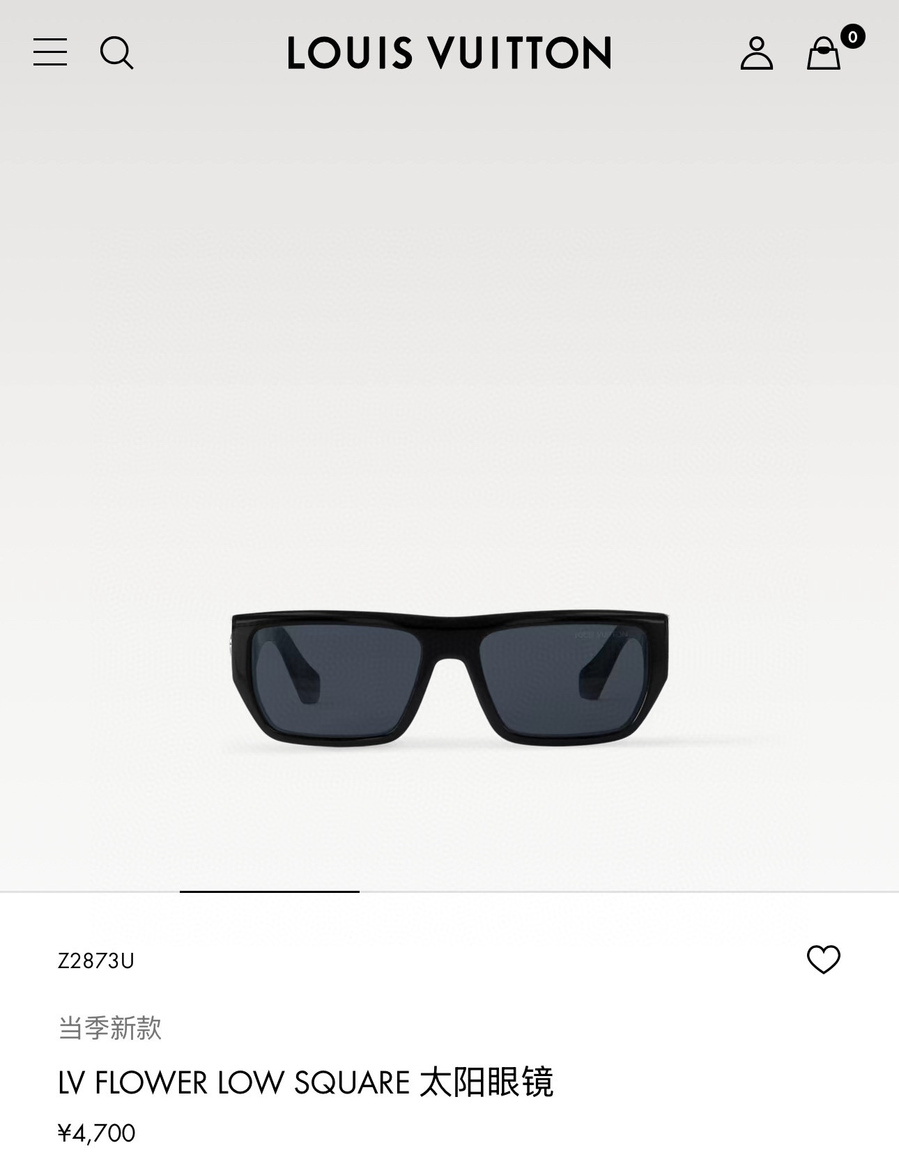 LOUIS VUITTONMOD：Z2873USize：57口18 145