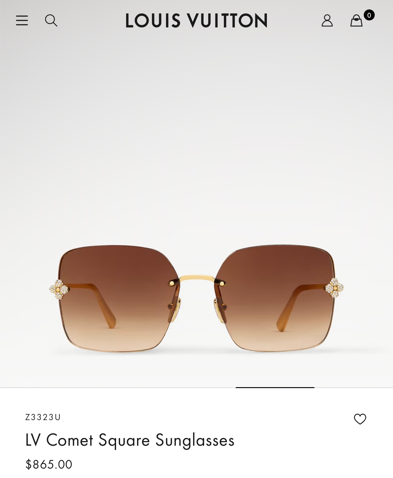 OversizedLOUIS VUITTONMOD：Z3396USize：62口17 140