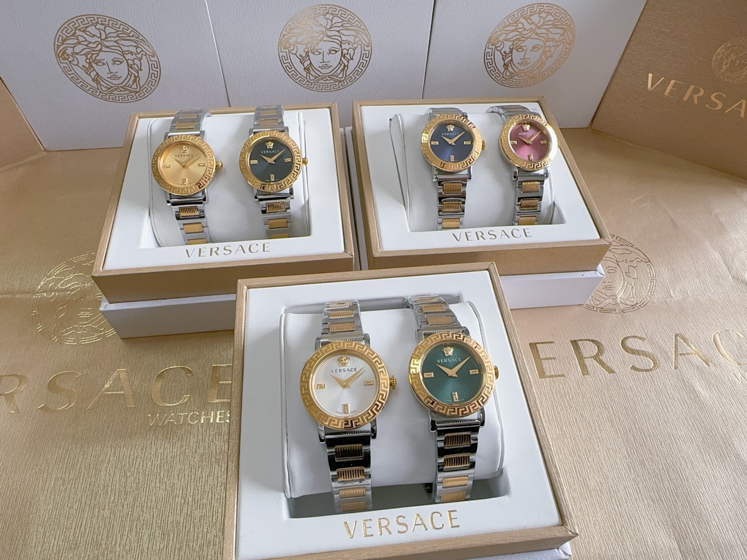 Stylish VERSACE PETIT 28mm Watch: Urban Design for Women with Snakeskin Wristband - 图片 3