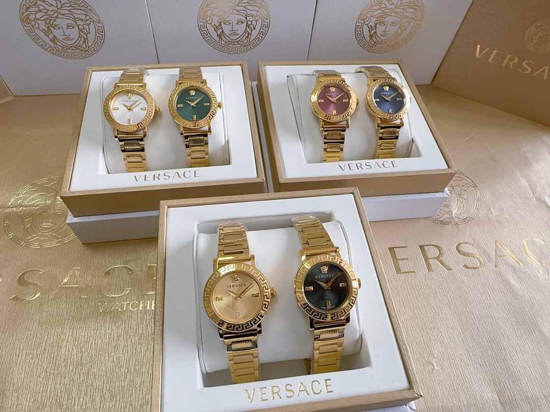 Stylish VERSACE PETIT 28mm Watch: Urban Design for Women with Snakeskin Wristband - 图片 2