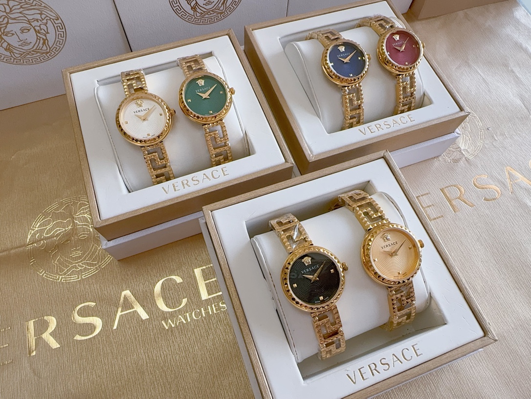 Versace GRECA GODDESS Watch: Dark Charisma, Modden Wave, Stylish Design. - 图片 2