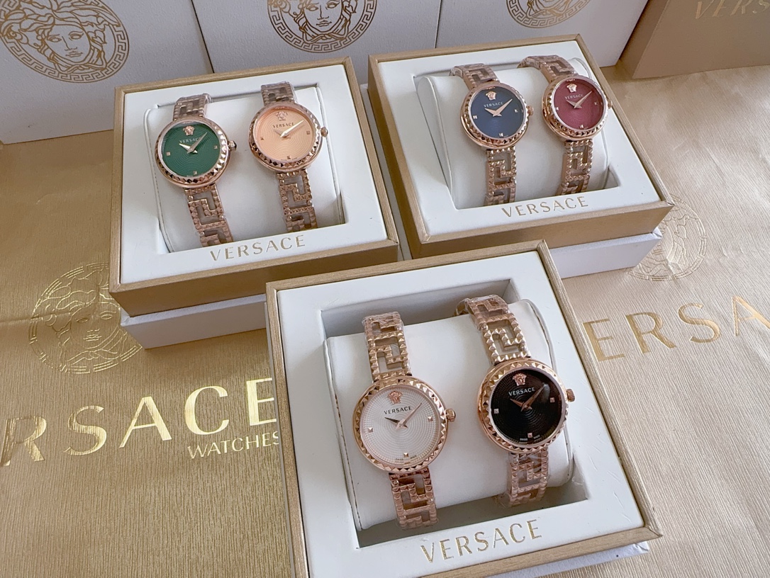 Versace GRECA GODDESS Watch: Dark Charisma, Modden Wave, Stylish Design. - 图片 3