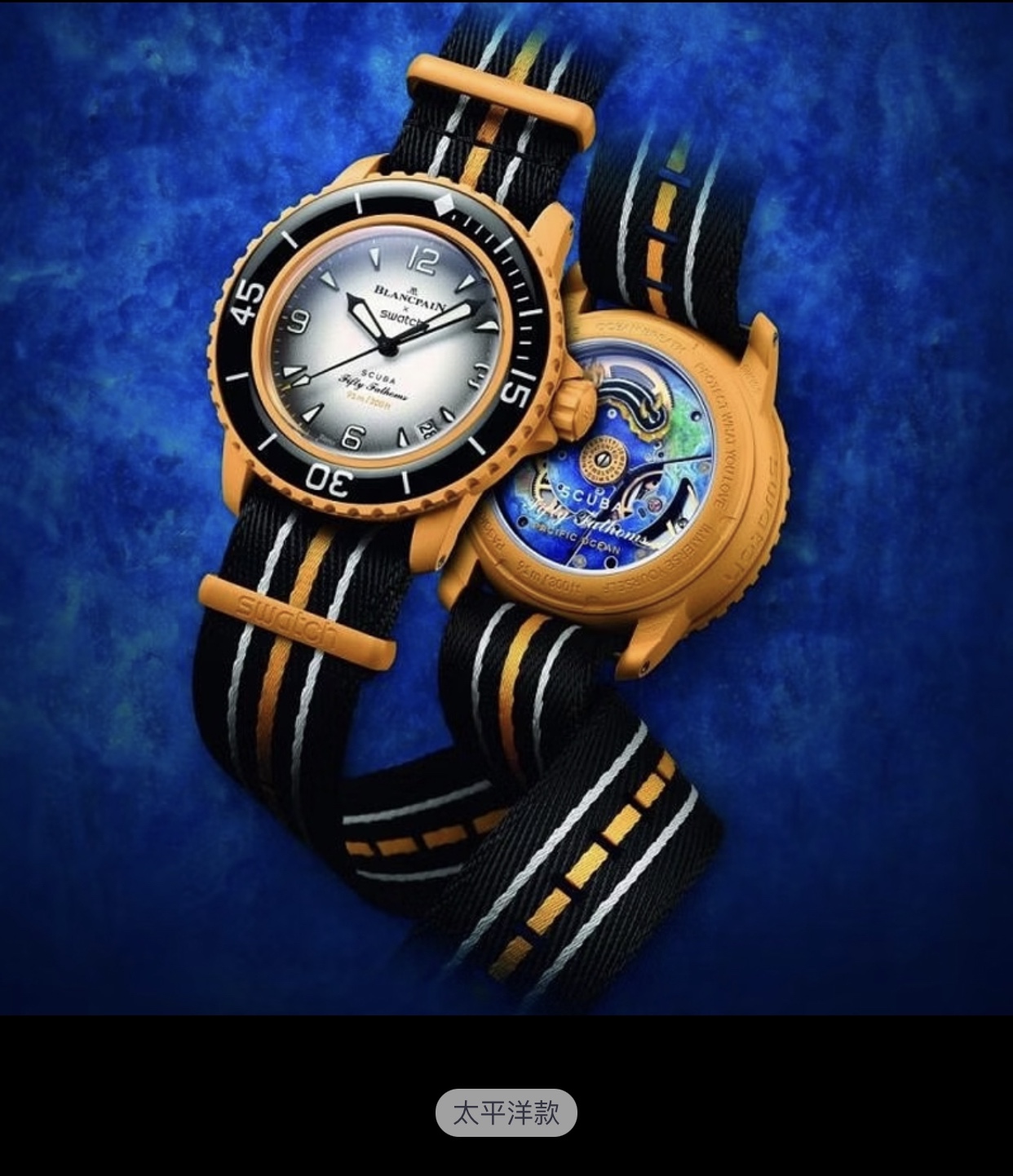 Pedido original de alta calidad, el último modelo de marca compartida, de la serie Blancpain x Swatch Five Oceans. Actu…