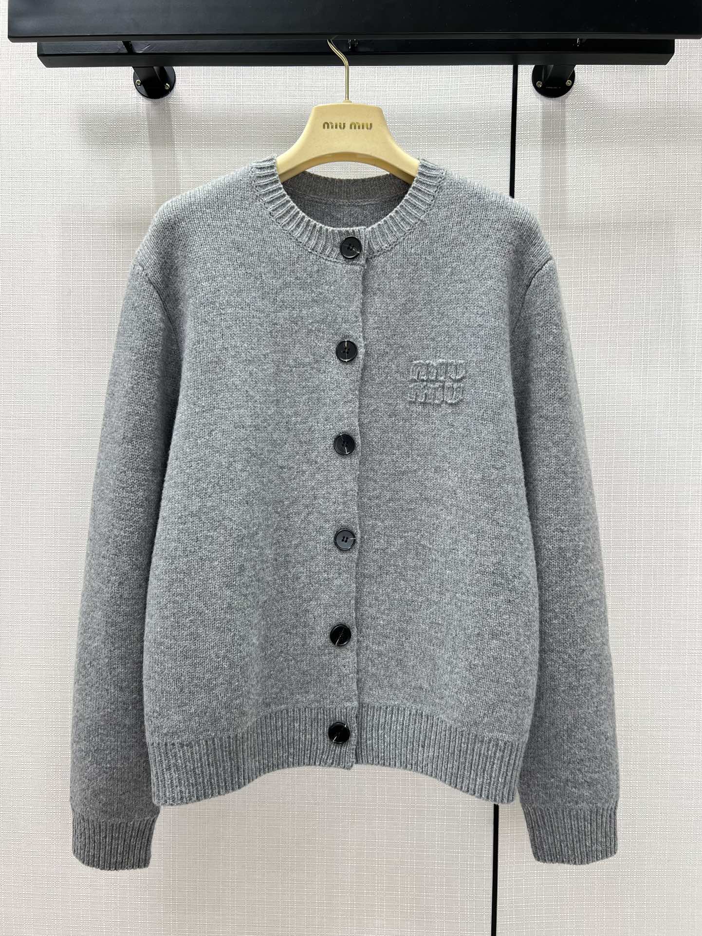 MiuMiu Clothing Coats & Jackets Embroidery Unisex Cashmere Wool Fall/Winter Collection