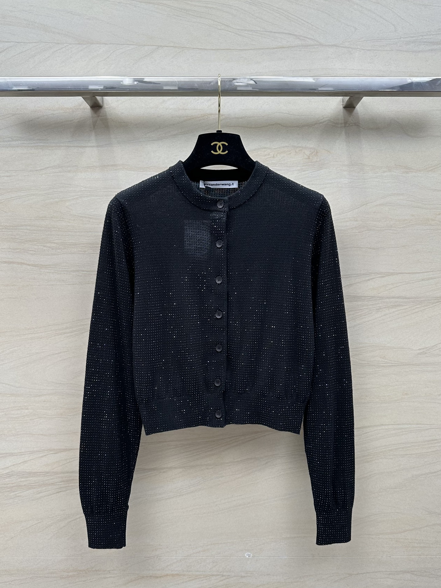 Alexander Wang Abbigliamento Cardigan Nero Lavorazione a maglia Collezione Autunno