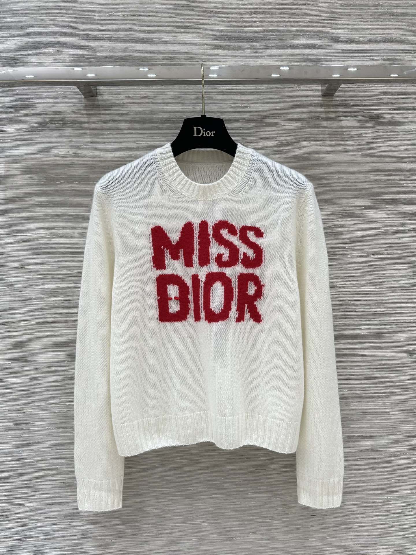 Dior Kleidung Hemden & Blusen Weiß Kaschmir Herbstsammlung