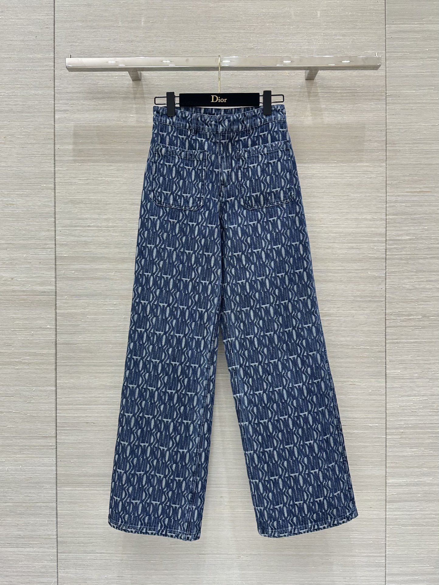 Dior Blau Denim Herbstsammlung Vintage Lässig