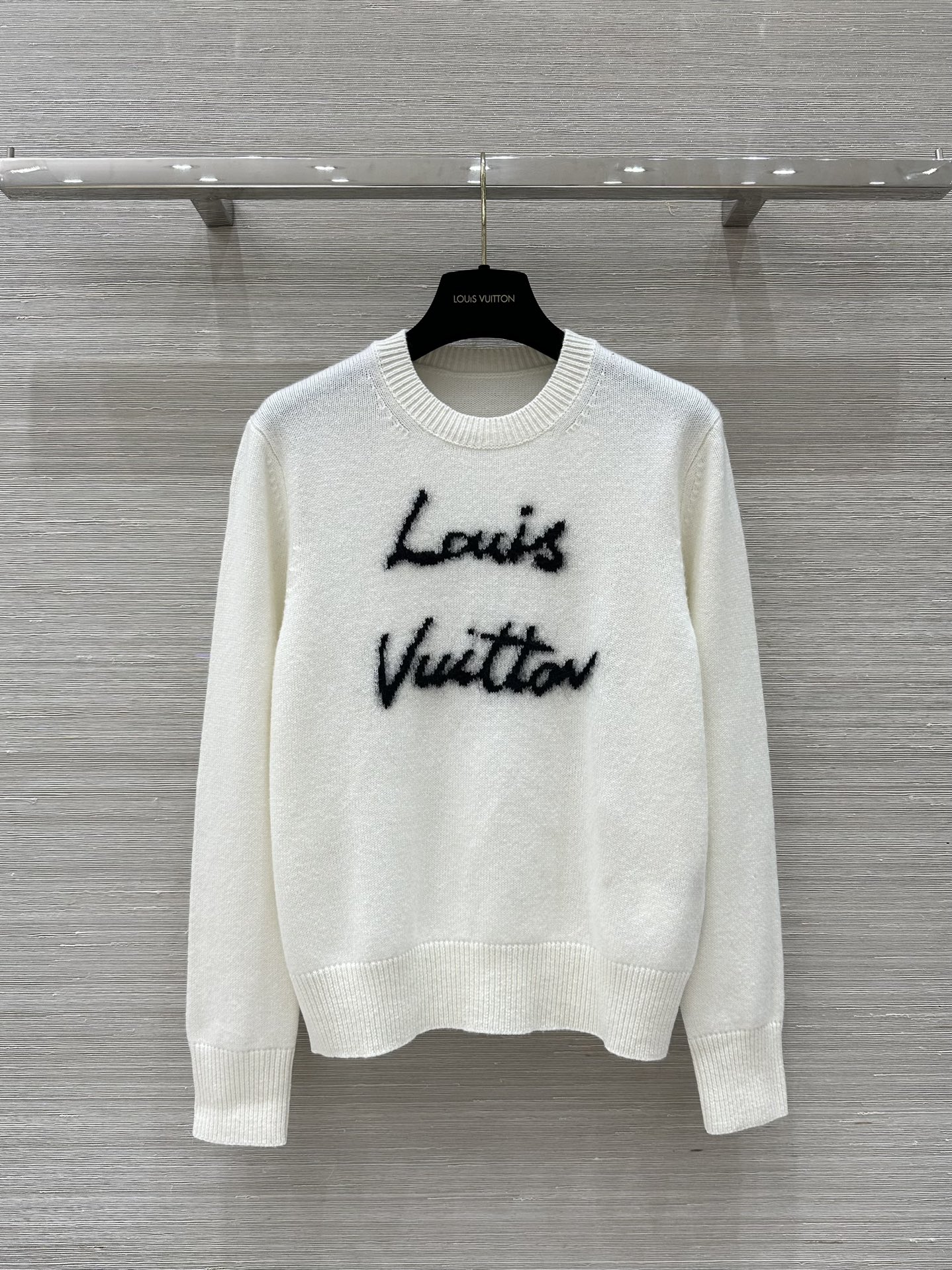 Louis Vuitton Kleding Sweatshirts Wit Kasjmier Herfst/winter collectie