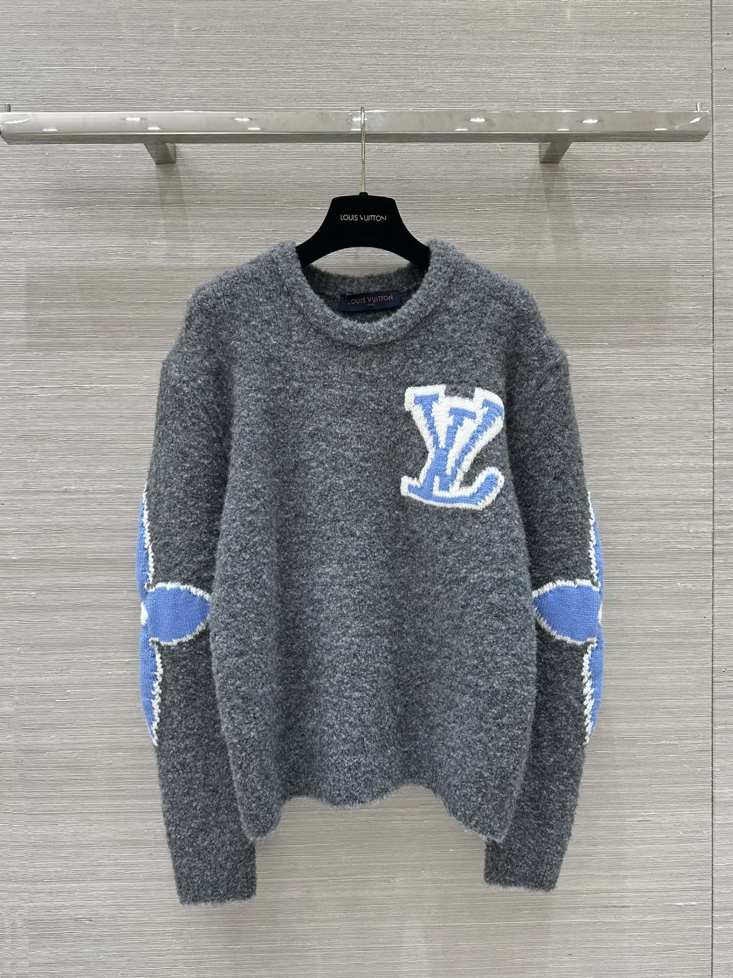 AAA -replica
 Louis Vuitton Kleding Sweatshirts Grijs Wit Unisex Joggingbroek