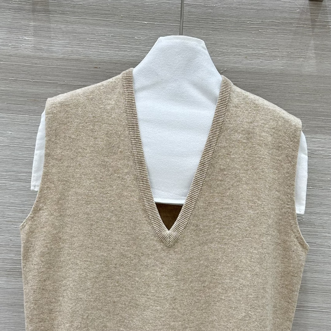 High-Quality Single-Mode Women’s Wool Vest Suit in Three Colors - 图片 2