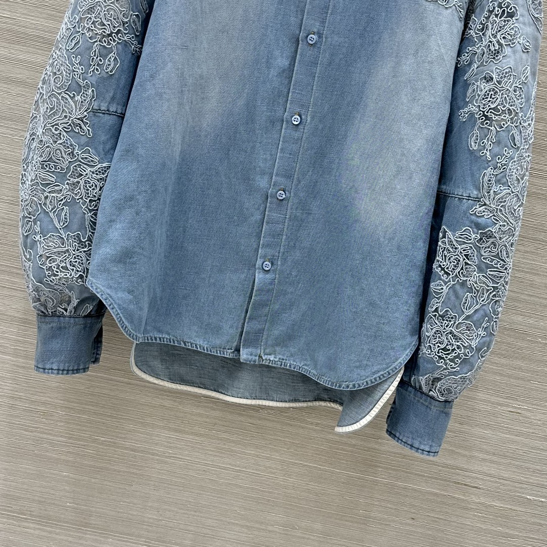 Stylish Cowboy Shirt with Hand-Carved Laces and Custom 3D Details - 图片 4