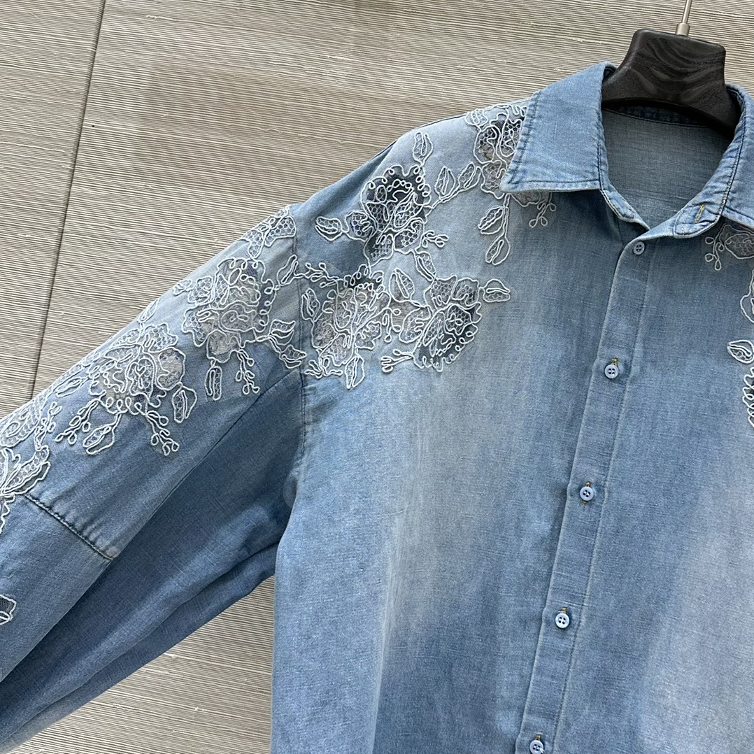 Stylish Cowboy Shirt with Hand-Carved Laces and Custom 3D Details - 图片 3