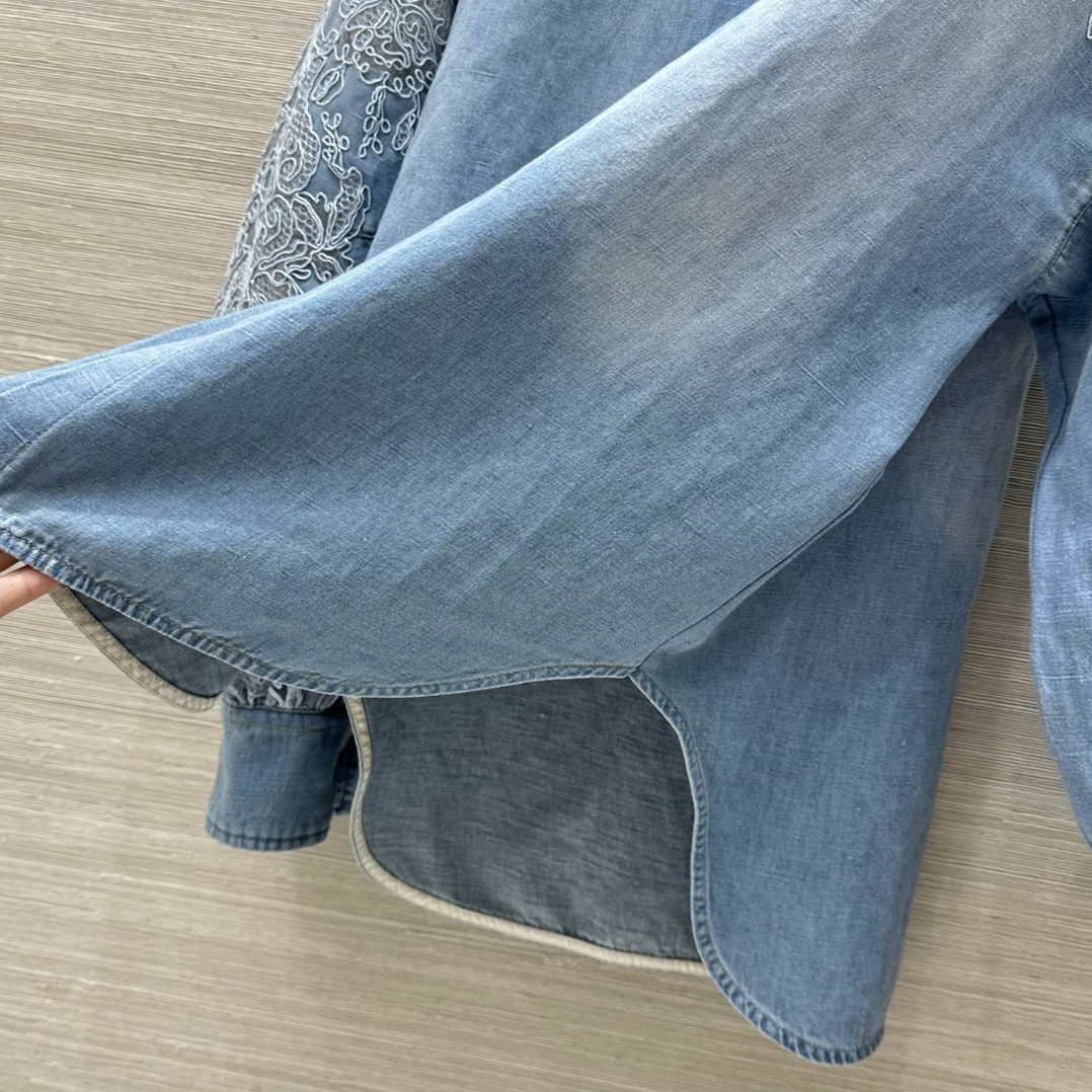 Stylish Cowboy Shirt with Hand-Carved Laces and Custom 3D Details - 图片 6