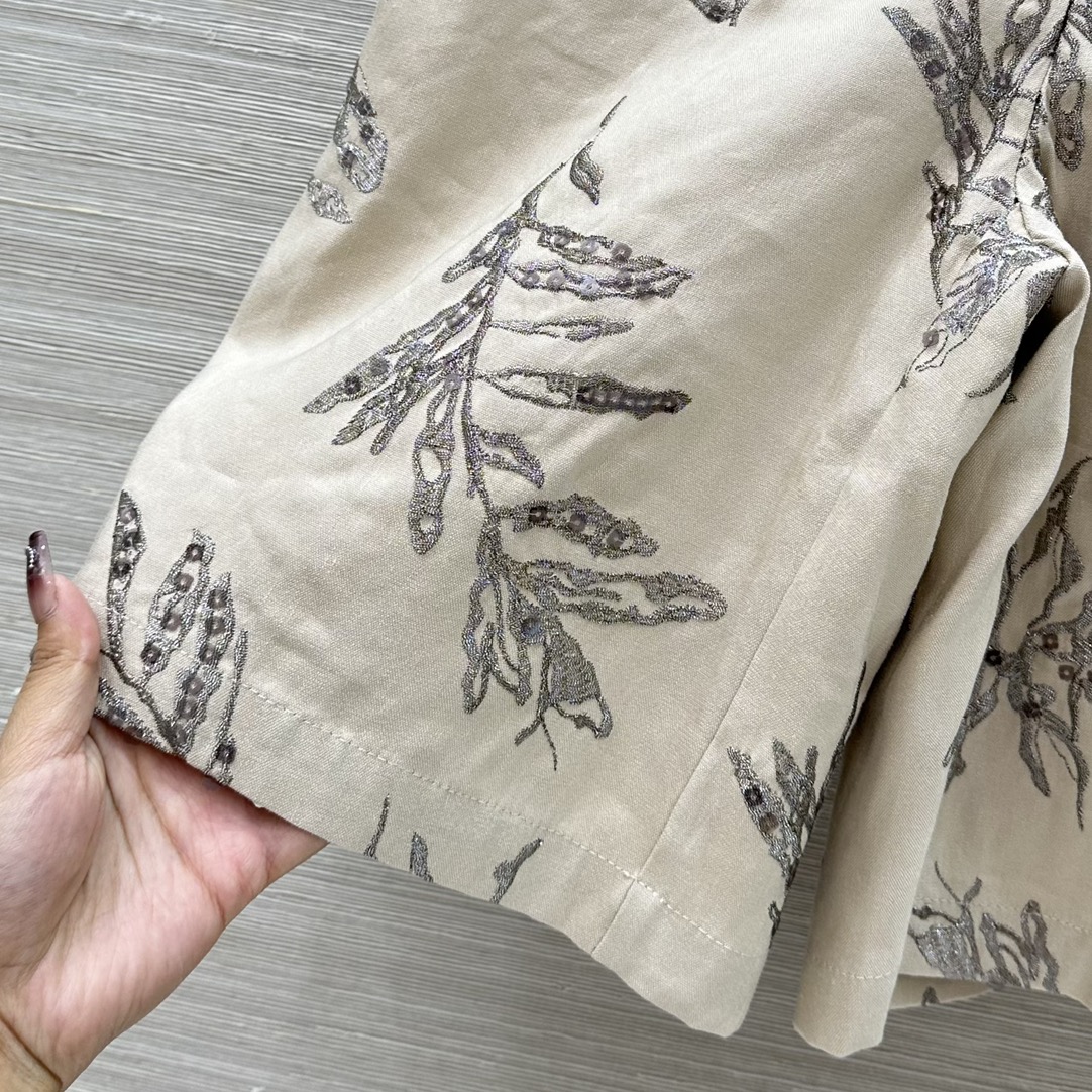 High-End Single-Quality BC T-shirt with Submersible Design, 25-Year-Old BC, Embroidered Leisure Wear - 图片 6