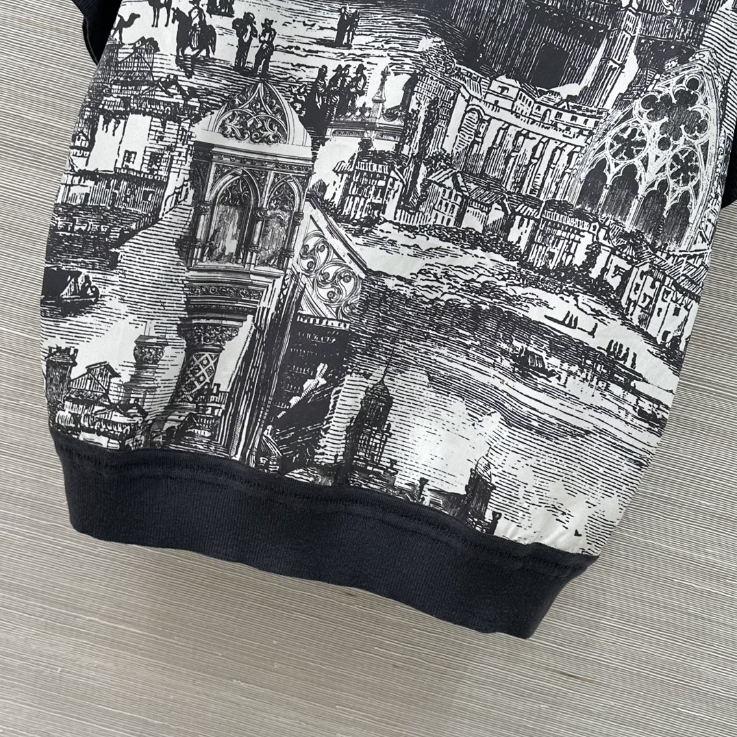 P495 Women’s Suit: Retro-Gold Fork-Print Design, Short-Sleeved, Elegant H-Style, All Sizes - 图片 5