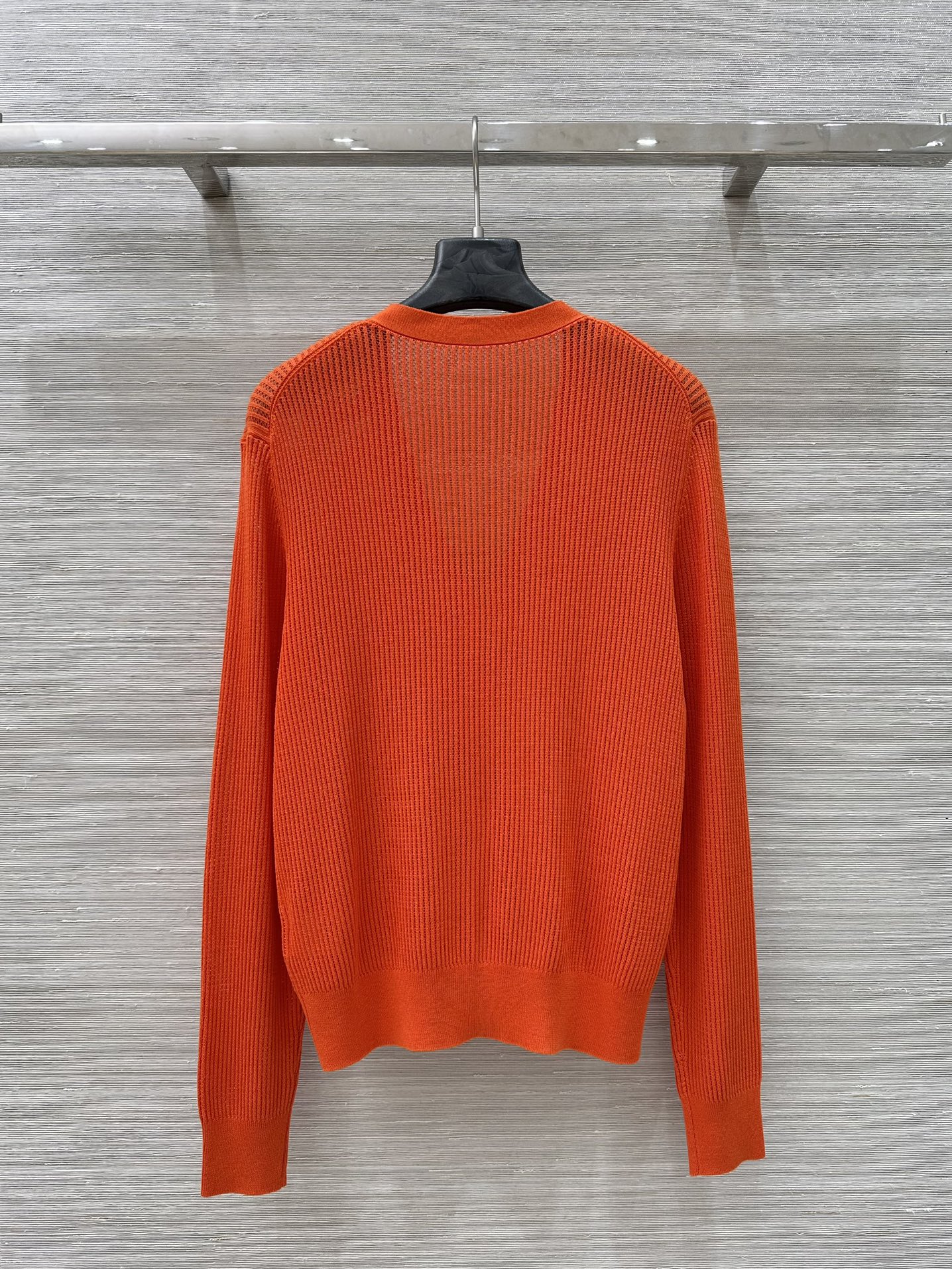 High-End One-Size-Fits-All Woman’s Lp Sweater with Retro Metal Buttons - 图片 9