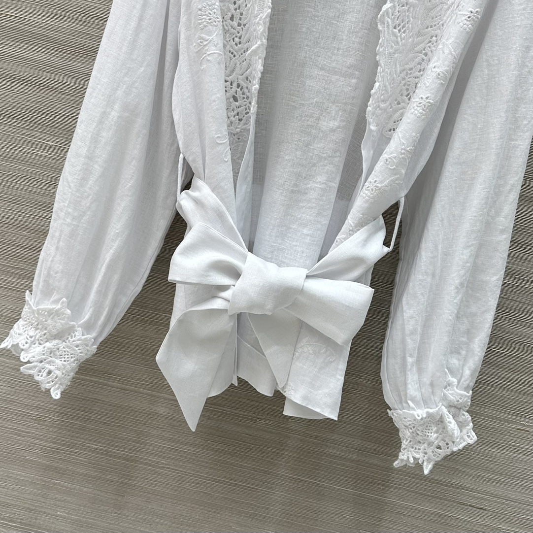 Exclusive Platinum Lace Jacket Inspired by Provence Style Drawings for Holidays - 图片 5