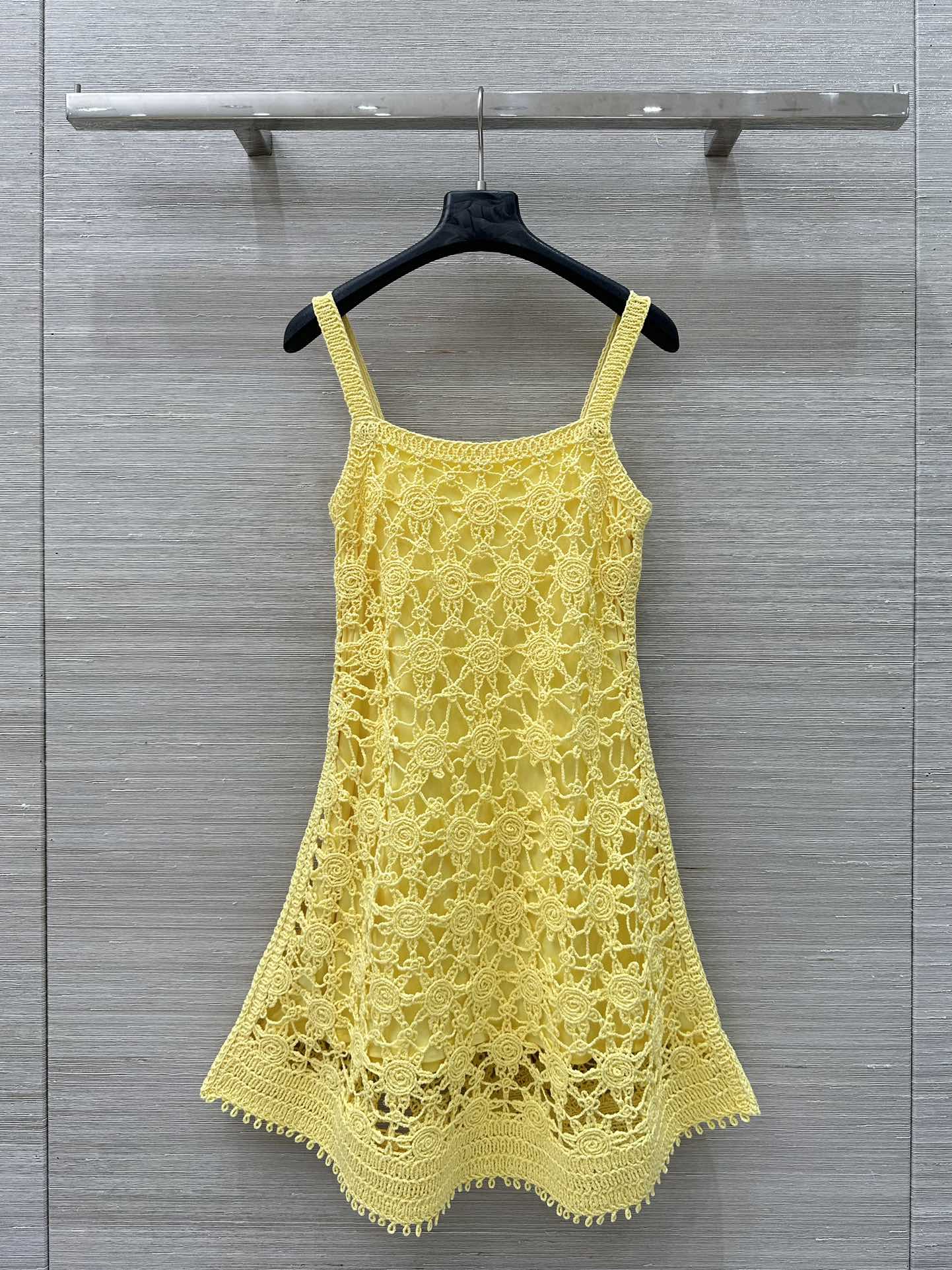 High-Quality Swiss Machine-Knit Dress with Elegant Embroidery and Luxurious Cotton Yarn. - 图片 9