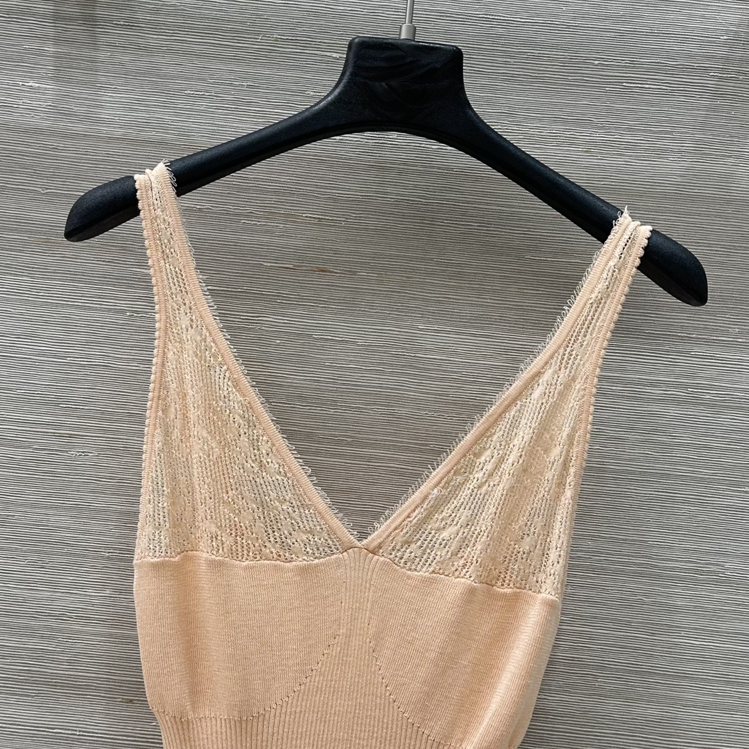 Chlo*25 Crochet Vest: Stylish and Sexy Sun-Deep Orange Design for Summer - 图片 2