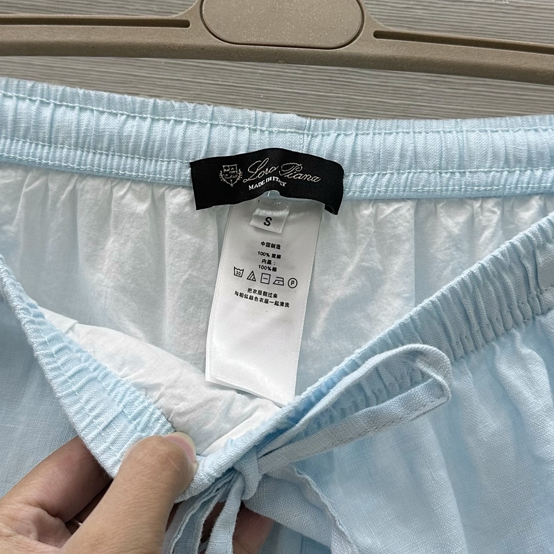 High-End Linen Shorts: Classic Design with Quality Details and Delicate Fabric - 图片 6