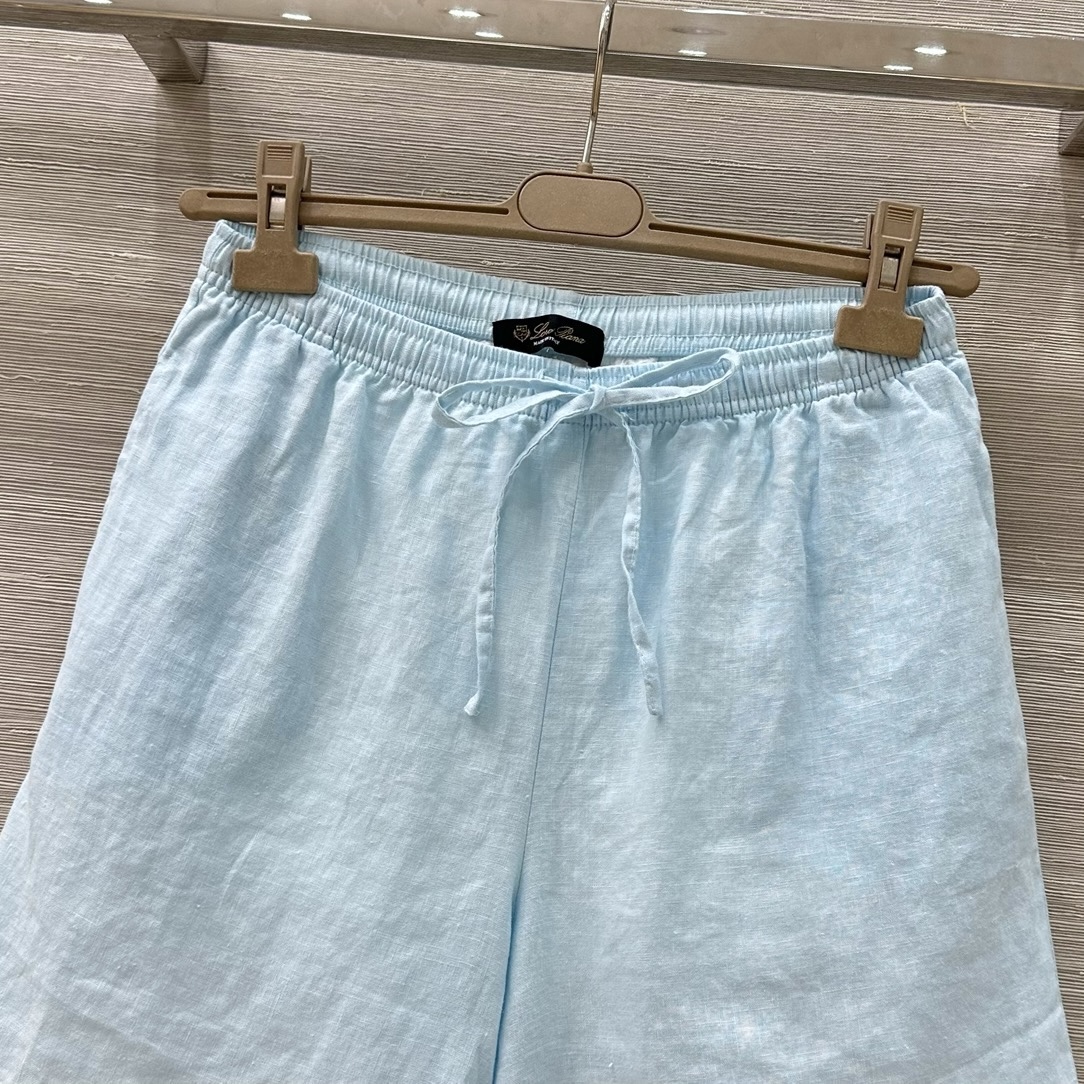 High-End Linen Shorts: Classic Design with Quality Details and Delicate Fabric - 图片 3