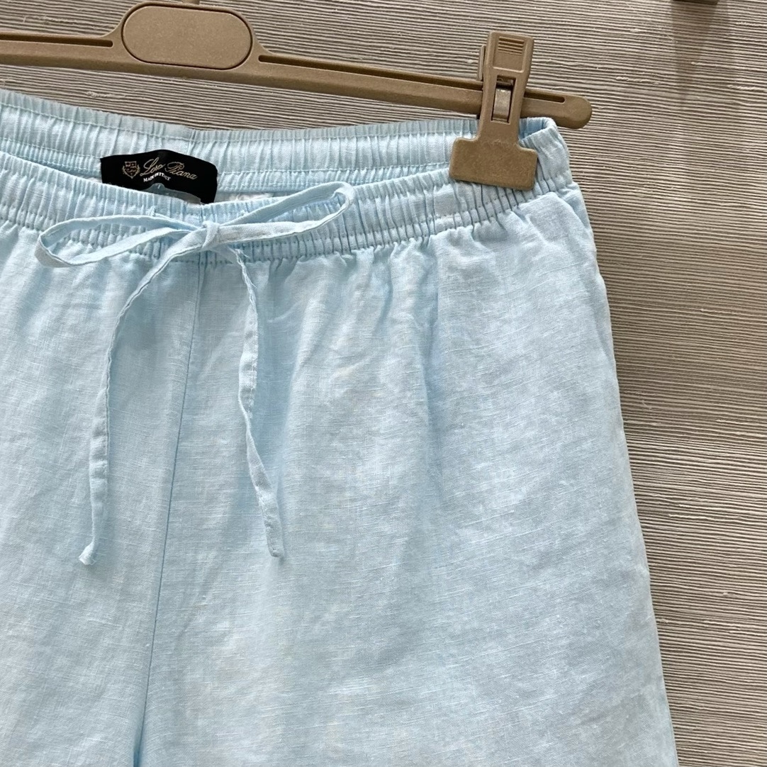 High-End Linen Shorts: Classic Design with Quality Details and Delicate Fabric - 图片 5
