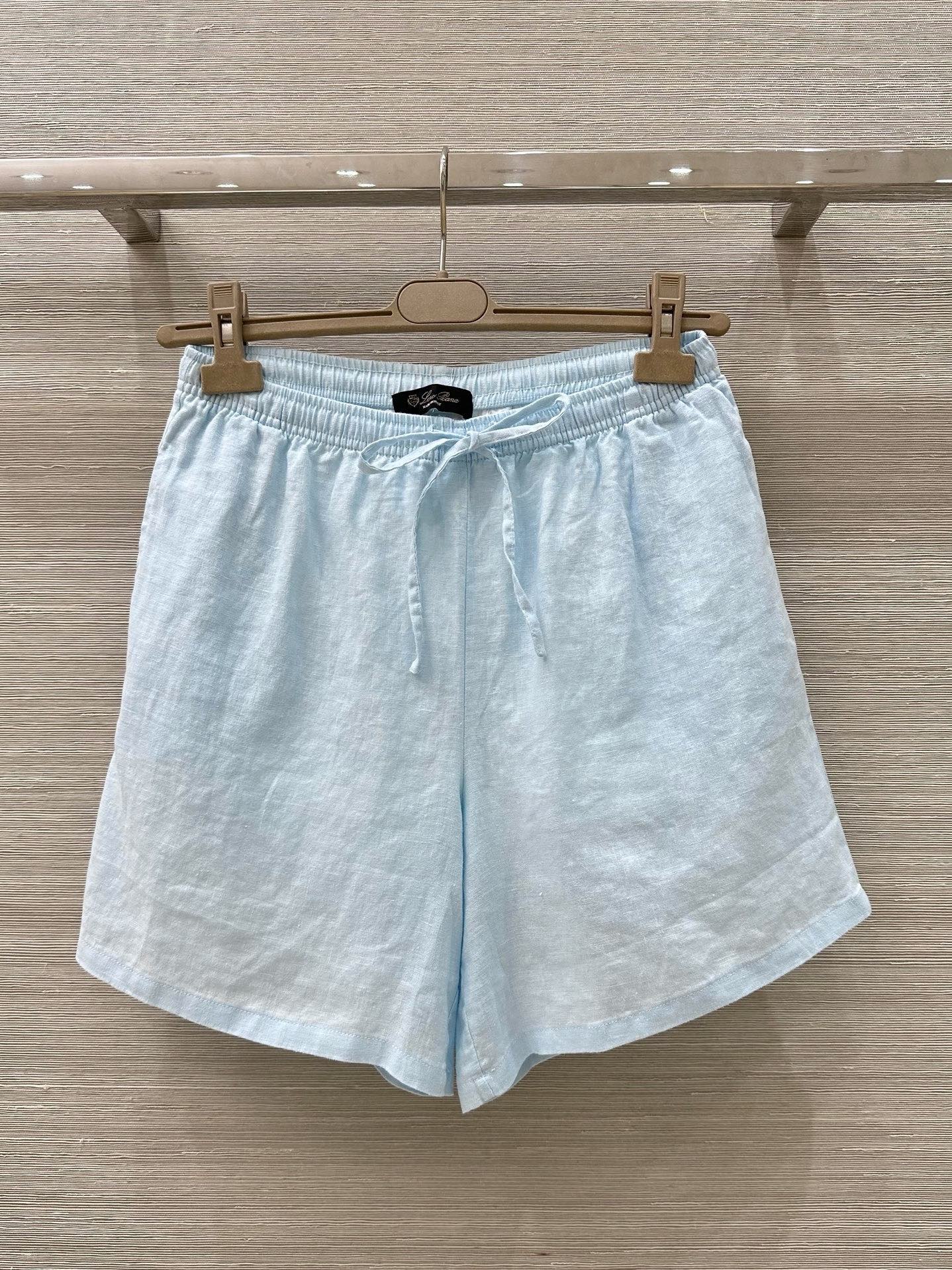 High-End Linen Shorts: Classic Design with Quality Details and Delicate Fabric - 图片 2