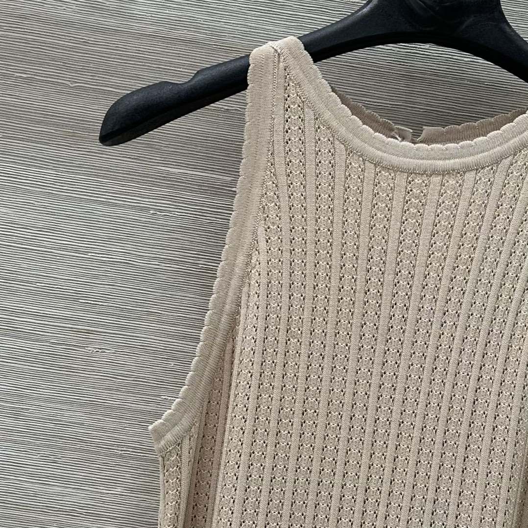 High-End Quality Women’s Suit: P588 Original Knitted Dress for Spring and Summer - 图片 4