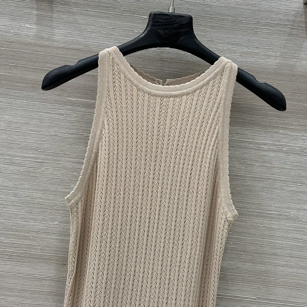 High-End Quality Women’s Suit: P588 Original Knitted Dress for Spring and Summer - 图片 2