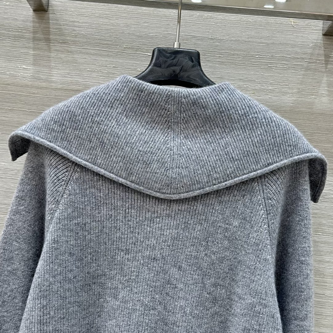 Fashionable Copper-Colored Tie Button Cashmere Sweater for Women: P966 Review - 图片 9