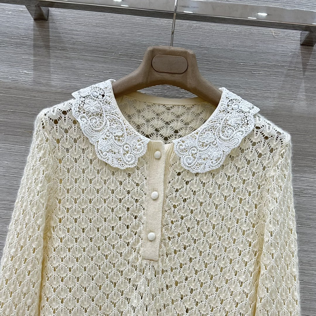 Chloe French Style Female Suit: High Quality, Elegant, Classic, Luxurious Knitwear. - 图片 2