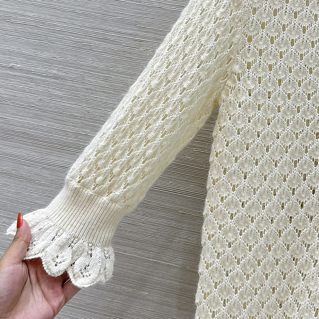 Chloe French Style Female Suit: High Quality, Elegant, Classic, Luxurious Knitwear. - 图片 6