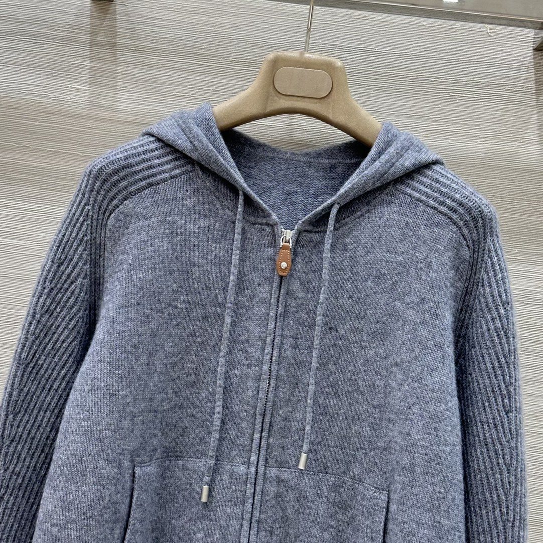 High-End Single-Quality Wool LP with Swiss Crocheting Process and Classic Zipper - 图片 3