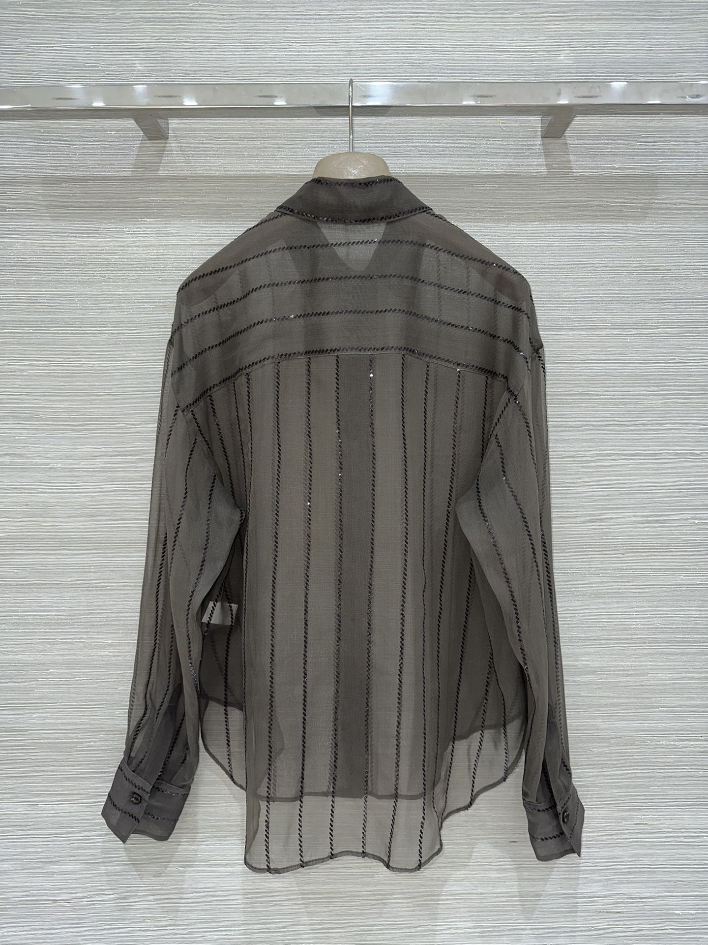 High-End Single-Size Female Jacket with Exclusive Seogan Lacquer Embroidery, Elegant Design - 图片 9