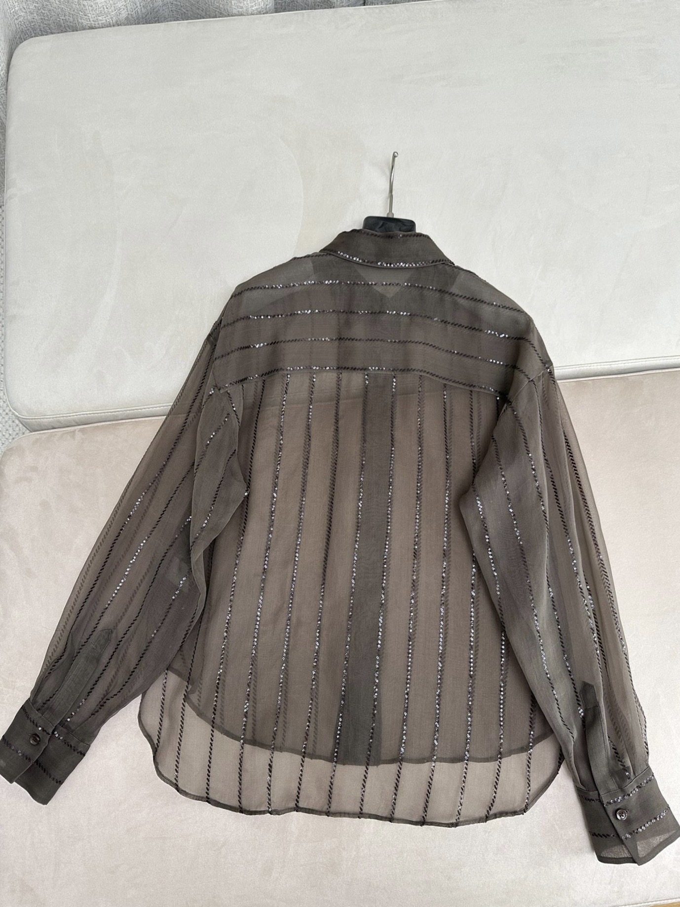High-End Single-Size Female Jacket with Exclusive Seogan Lacquer Embroidery, Elegant Design. - 图片 2