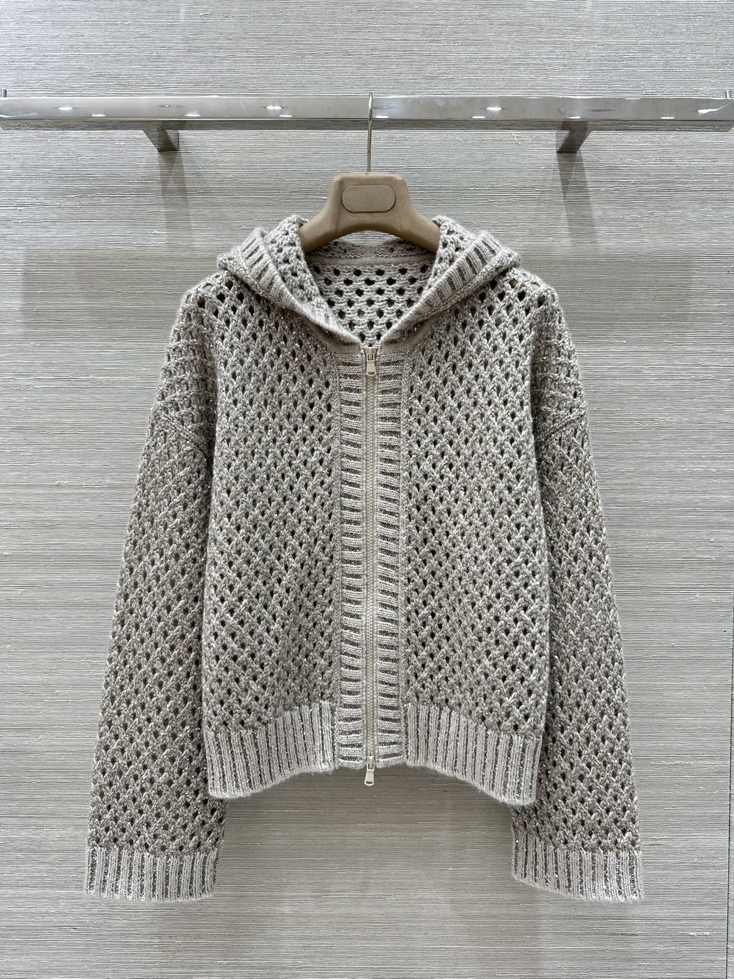 Title: P1488 Women’s Outfit: High-End Monolithic Quality with Diamond Sarcasm and Italian Import Special Gauze. - 图片 1