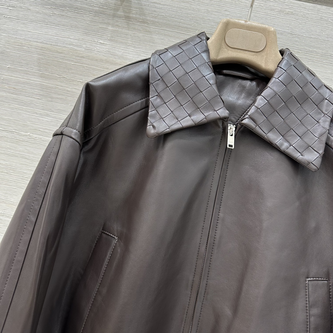 “High-End Unisex Retro-American Classic Collar Jacket with Customized Design – P2472” - 图片 3