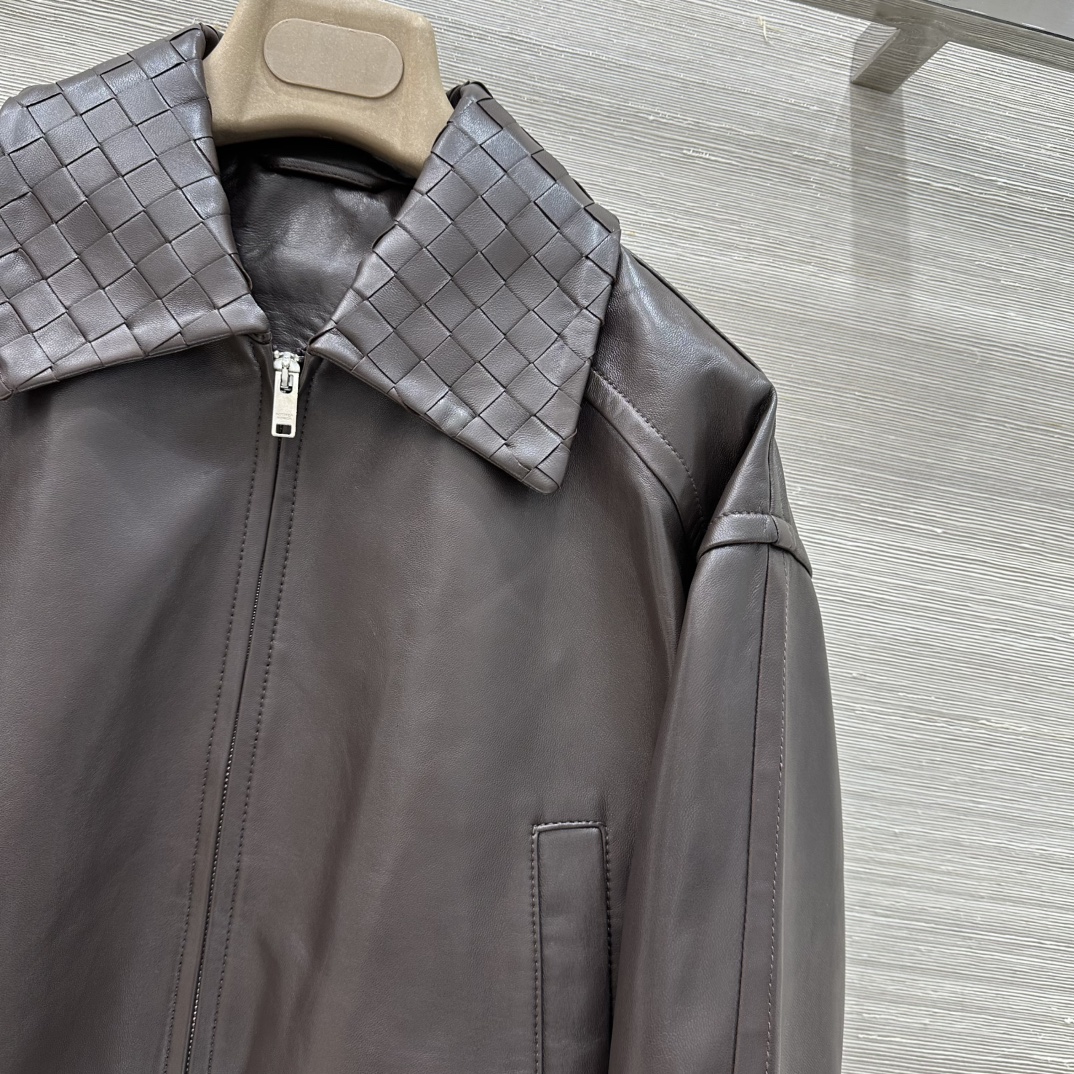 “High-End Unisex Retro-American Classic Collar Jacket with Customized Design – P2472” - 图片 4