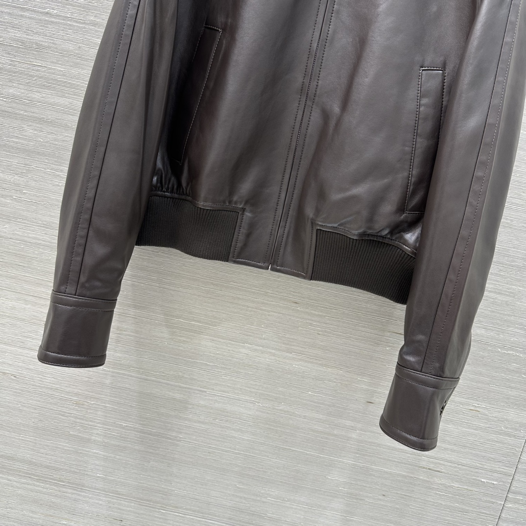 “High-End Unisex Retro-American Classic Collar Jacket with Customized Design – P2472” - 图片 5