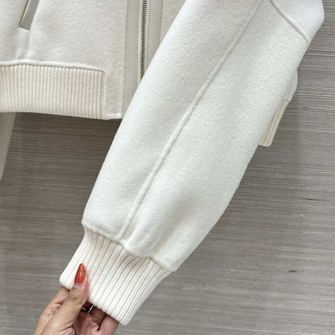 Luxurious Handmade Sheepskin Nymph Jacket with Needle Embroidery - 图片 6